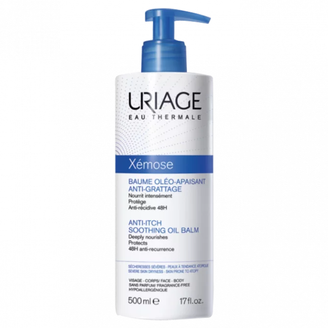 Uriage XÉMOSE – Baume Oléo-Apaisant Anti-Grattage, 500ml
