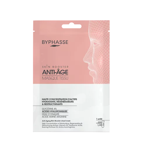 Byphasse Masque Tissu Skin Booster Anti-âge 1 pièce