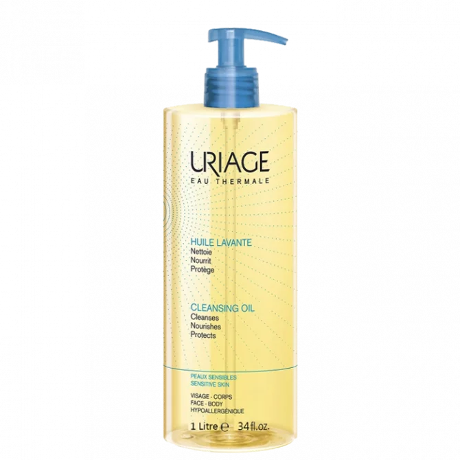 Uriage – Huile Lavante Peaux Sensibles, 1L