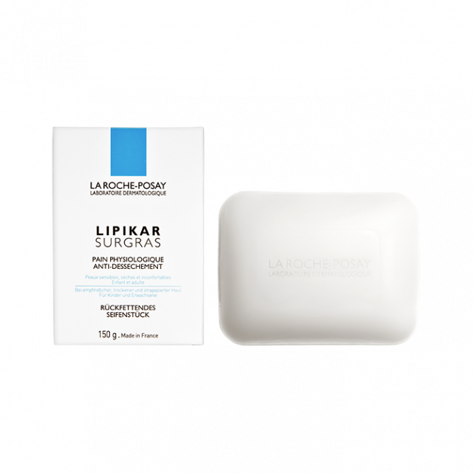 LA ROCHE-POSAY Lipikar surgras pain physiologique anti-dessèchement, 150g