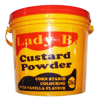 Lady B Custard Powder 2kg Pack