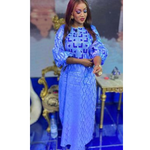 Premium Getzner magnum gold African dress/African clothing/African fashion/ African dress/Bazin boubou, Plus size dress/Plus size clothing