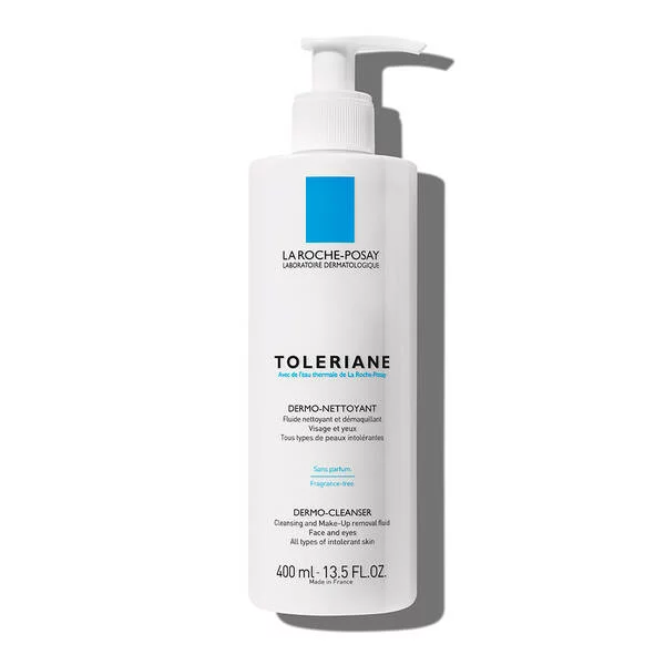 La Roche-Posay – Toleriane – Nettoyant Visage et Yeux Peaux Sensibles, 400ml