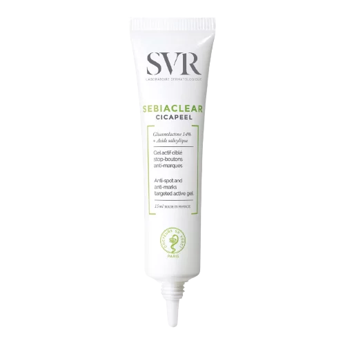 SVR SEBIACLEAR Cicapeel Gel Actif Ciblé Stop-Boutons 24h Anti-Marques 15 ml