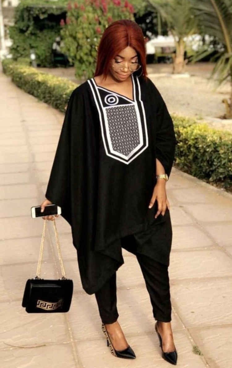 Classic traditional agbada for women