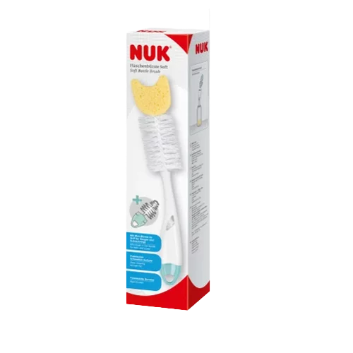 Nuk Goupillon Doux Nettoyage en profondeur Tétines et Biberons 1 pièce