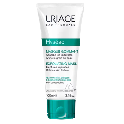 Uriage HYSEAC Masque Exfoliant Gommant Anti-Imperfections Peaux Grasses 100 ml
