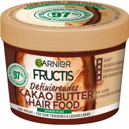 Garnier Fructis Hair Food Masque Multi Usages Beurre de Kakao 390 ml