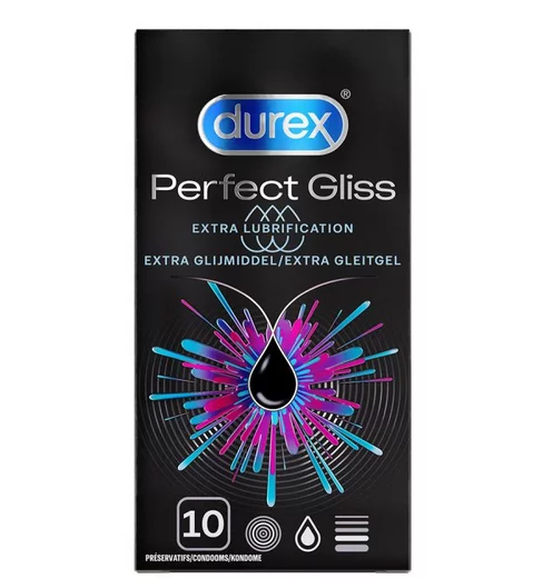 Durex Préservatifs Extra Lubrification X10 Perfect Gliss Durex