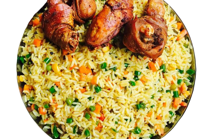 Fried rice with chicken