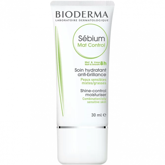 Bioderma – Sébium Mat Control – Soin hydratant anti-brillance 8h, 30ml