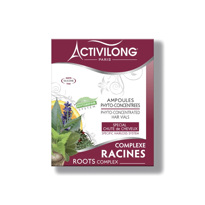Activilong paris Complexe Racines – Ampoules Phyto-Concentrées 4 x 10 mL