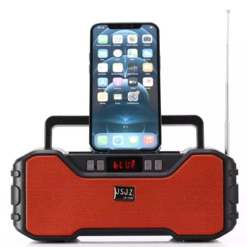 Generic Haut-parleur Bluetooth De Charge Solaire Portable, Affichage LED, Radio FM