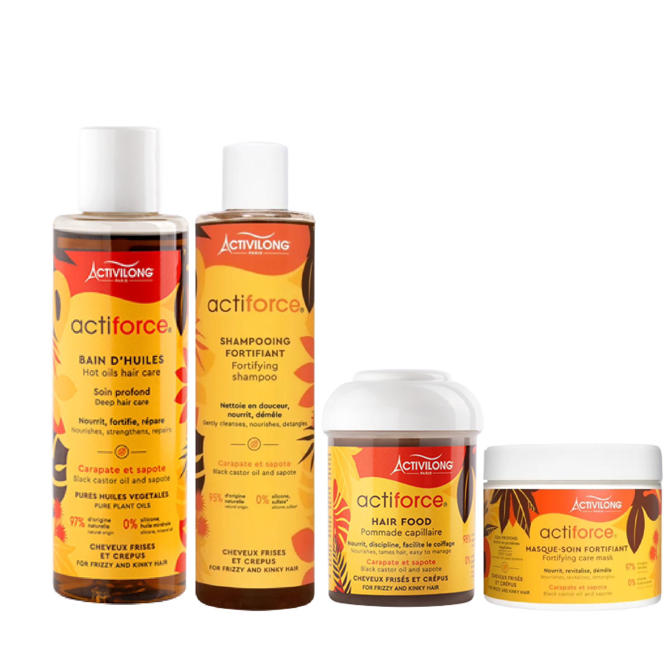 Activilong Routine Soins Anti-chute et Réparatrice Cheveux Secs, très Secs, Ternes et Abîmés