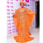 Premium Getzner magnum gold African dress/African clothing/African fashion/ African dress/Bazin boubou, Plus size dress/Plus size clothing