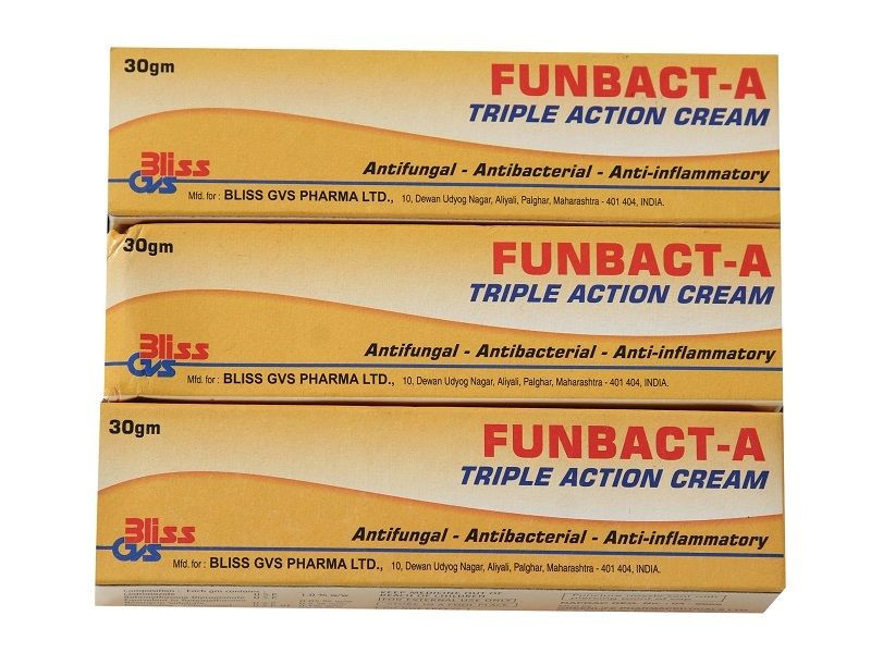 Funbact-a Triple Action Cream 30gm