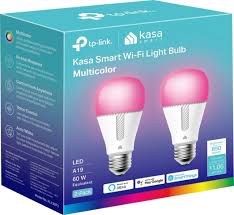 kasa smart wi-fi light bulb multicolor