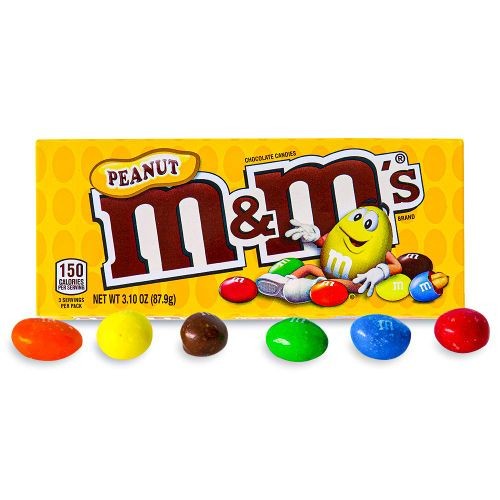 M&M's Bonbons aux Cacahuètes Entières et au Chocolat – 45G