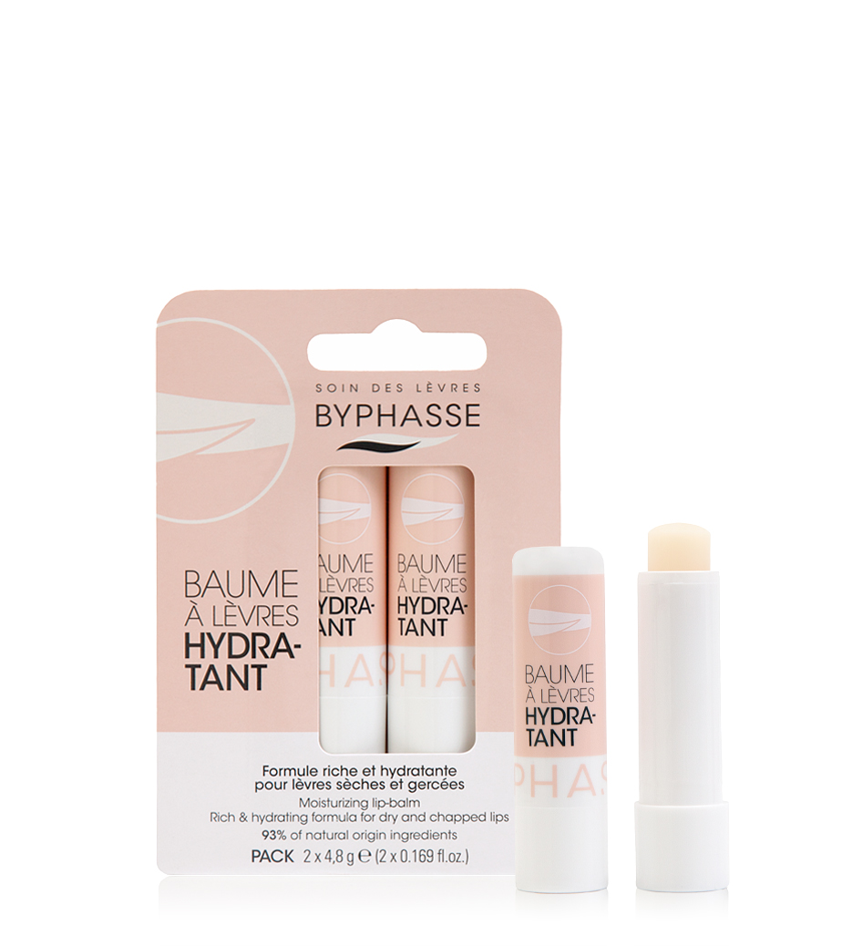 BYPHASSE Baume à Lèvres Hydratant 2×4.8g