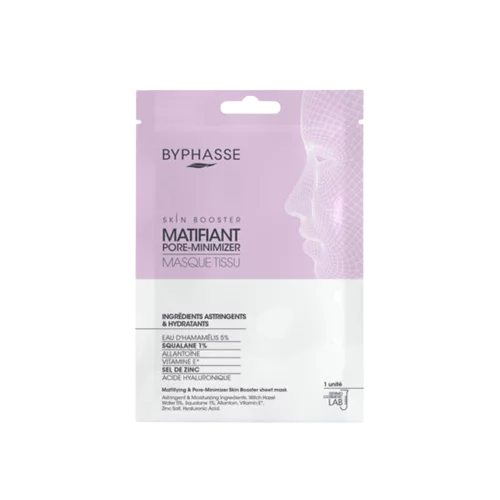 Byphasse Masque Tissu Skin Booster Matifiant 1 pièce