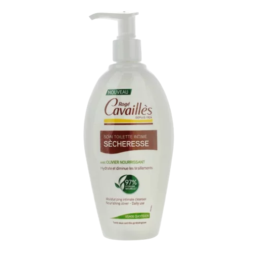 Roge Cavailles Soin toilette Intime Sécheresse Olivier Nourrissant 250ml