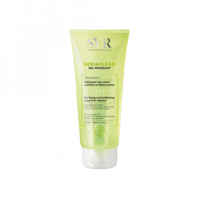 SVR Sebiaclear Gel Moussant Nettoyant Purifiant 200 ml