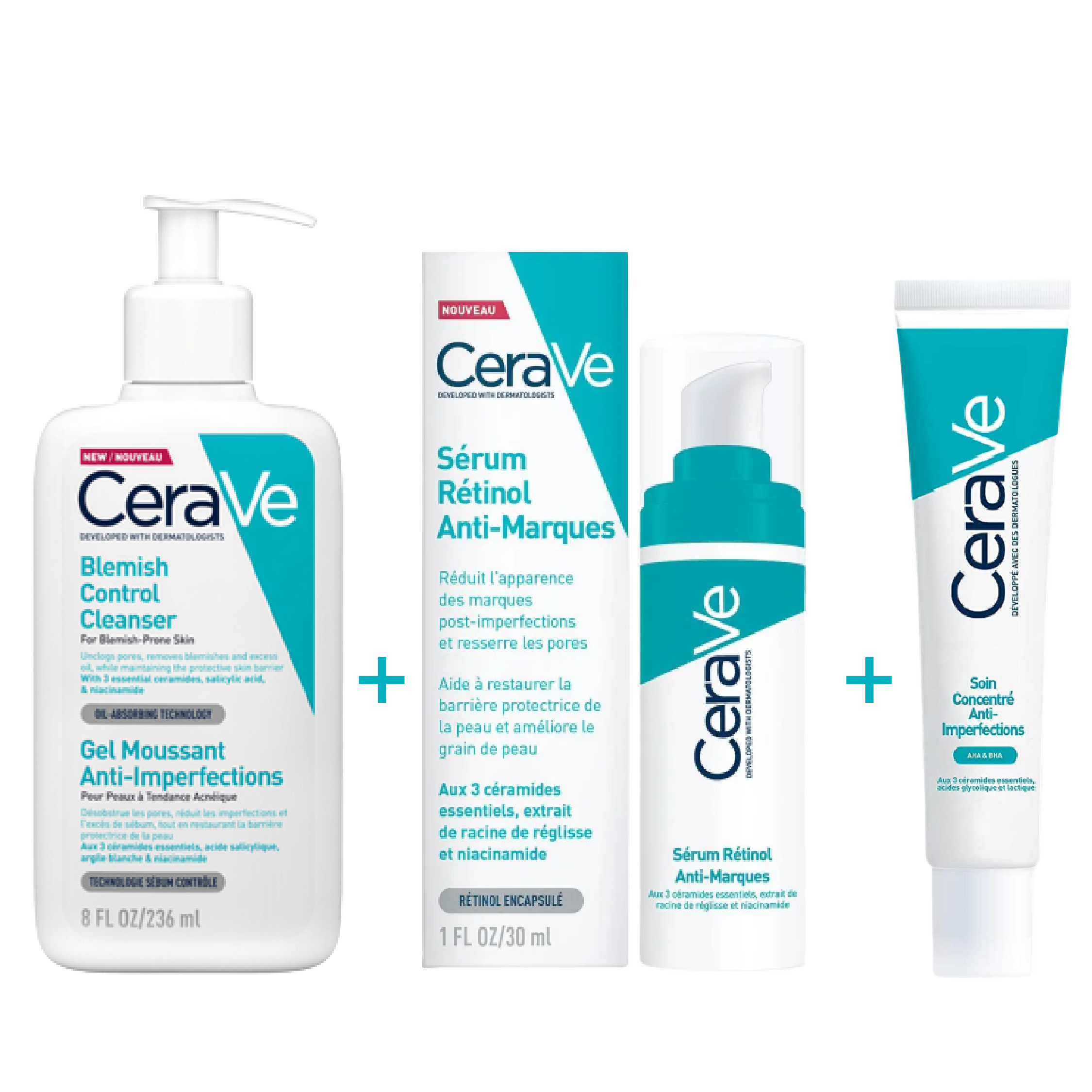 Cerave Gamme Anti-Imperfections, Anti-Marques et Boutons