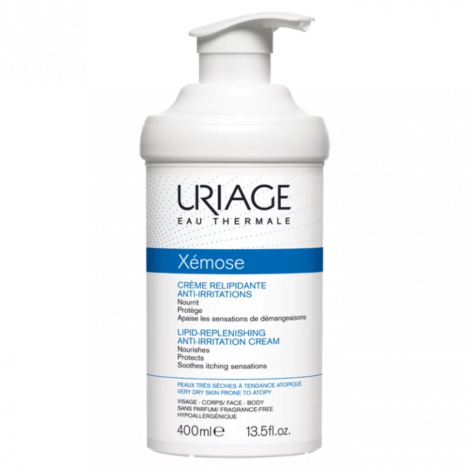 Uriage – XÉMOSE – Crème Relipidante Anti-irritations, 400ml