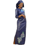 Premium Getzner magnum gold African dress/African clothing/African fashion/ African dress/Bazin boubou, Plus size dress/Plus size clothing