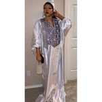 Premium Getzner magnum gold African dress/African clothing/African fashion/ African dress/Bazin boubou, Plus size dress/Plus size clothing